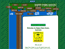 Tablet Screenshot of happypawshaven.com.au